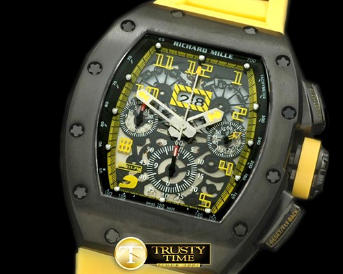 리차드밀 Felipe Massa Texas GP Carbon PVD/RU Asian 7750 28800 -RM040B