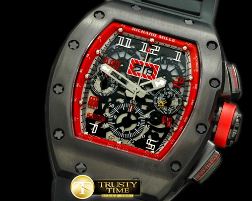 리차드밀 Felipe Massa Carbon PVD/RU Asian 7750 -RM042B