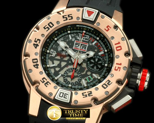 리차드밀 RM025 Diver Chrono Rose Gold RG/RU Asian 7750 -RM049
