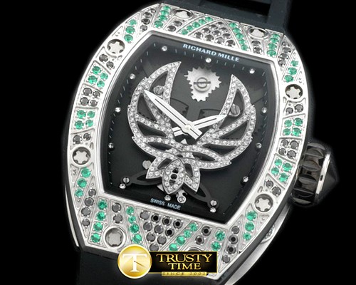 리차드밀 Phoenix Tourbillon SS/RU Skeleton Asian 21J Decor -RM060B