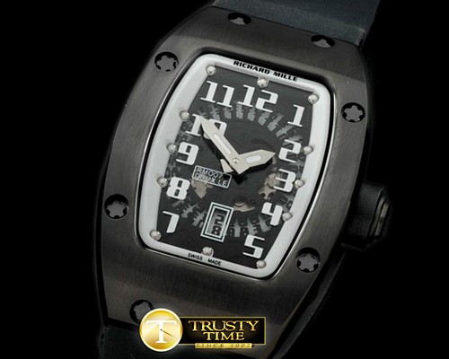 리차드밀 PVD/RU Black/White Asian 21J Decorated -RM061B