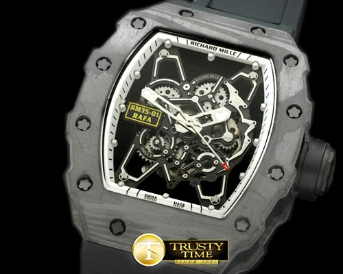 리차드밀 RM035 Rafael Nadal Tourbillon PVD/RU/Wht Custom Skelet -RM078C