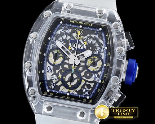 리차드밀 RM011 Felipe Messa Big Date Sapphire Limited Black/Blue -RM082D