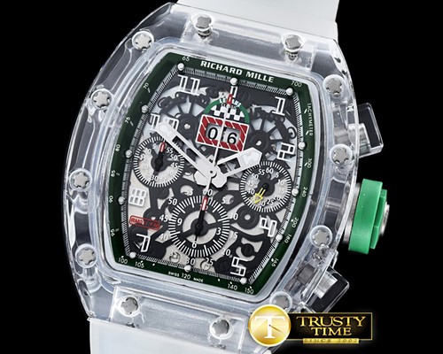리차드밀 RM011 Felipe Messa Big Date Sapphire Limited Green A77 -RM082E