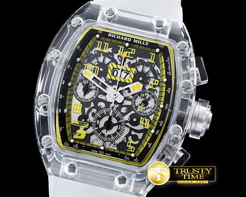 리차드밀 RM011 Felipe Messa Big Date Sapphire Limited Yellow/Bla -RM082G