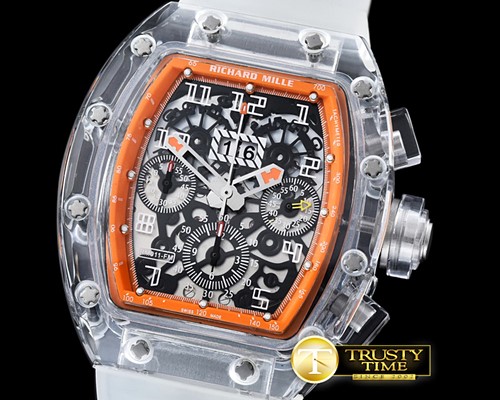 리차드밀 RM011 Felipe Messa Big Date Sapphire Limited Orange A7 -RM082I