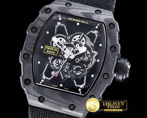 리차드밀 RM035 Rafael Nadal Skeleton NTPT/NY Black Mod MY9015 -RM084A