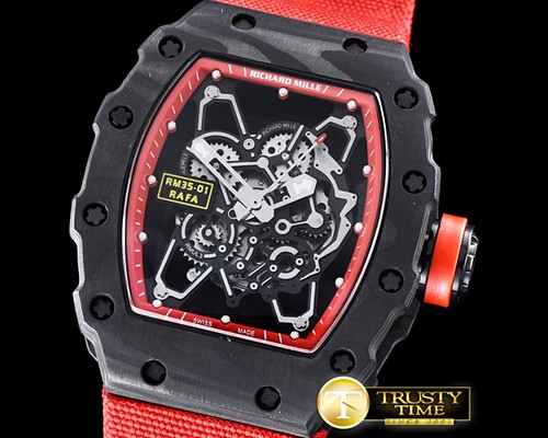 리차드밀 RM035 Rafael Nadal Skeleton NTPT/NY Red Mod MY9015 -RM084C