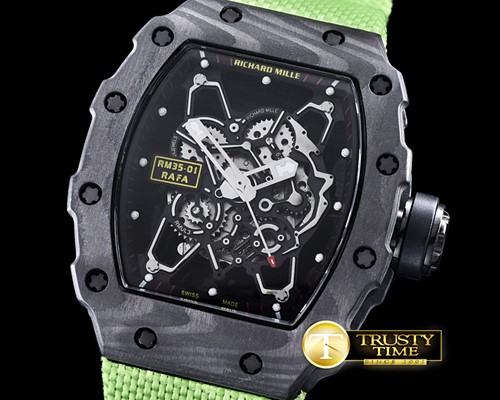 리차드밀 RM035 Rafael Nadal Skeleton NTPT/NY Black Mod MY9015 -RM084F