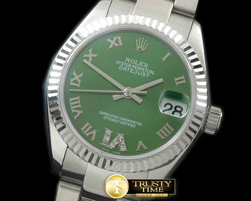롤렉스 SS/SS Oyster Green Roman Asia 2836 -RMDJ205A