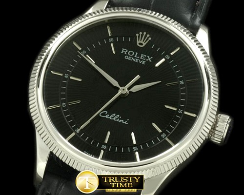 롤렉스 2014 Cellini Time SS/LE Black Asia 2824 -ROLCEL055B