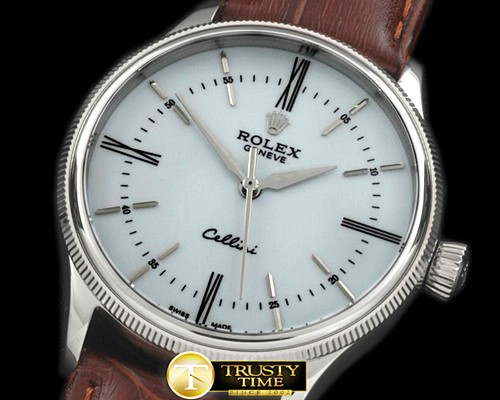 롤렉스 2014 Cellini Time SS/LE White Asia 2824 -ROLCEL057A