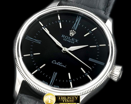 롤렉스 2014 Cellini Time SS/LE Black Asia 2824 -ROLCEL057B