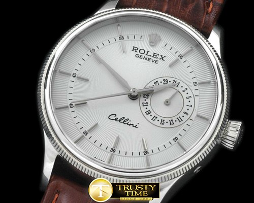 롤렉스 2014 Cellini Date SS/LE White Asia 2813 -ROLCEL059A