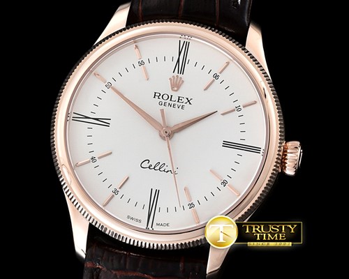 롤렉스 Cellini MK V2 RG/LE White Asia 3132 -ROLCEL068B