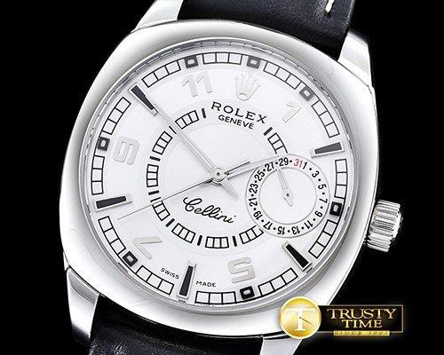 롤렉스 Cellini Date SS/LE White Num/Stick Asia 2824 -ROLCEL069A