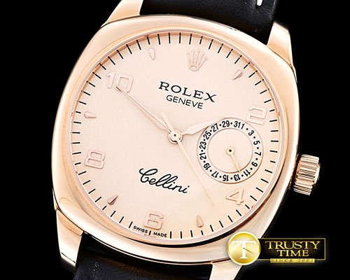 롤렉스 Cellini Date RG/LE Rose Gold Num Asia 2824 -ROLCEL070B