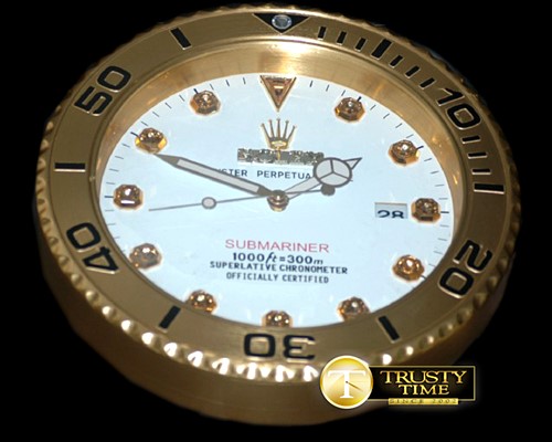 롤렉스 Dealer Clock Submariner Style Swiss Qtz -ROLCLK016