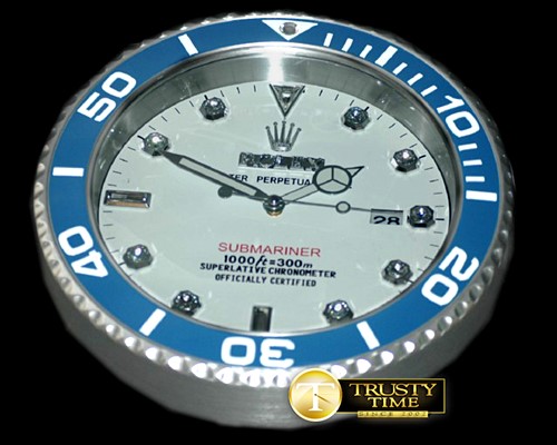 롤렉스 Dealer Clock Submariner Style Swiss Qtz -ROLCLK018