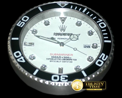 롤렉스 Dealer Clock Submariner Style Swiss Qtz -ROLCLK019