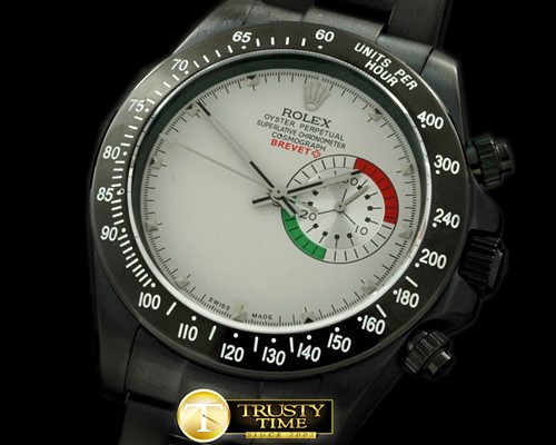 롤렉스 Brevet Plus Daytona PVD/PVD White Asian 2813 -ROLDYT0121A