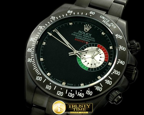 롤렉스 Brevet Plus Daytona PVD/PVD Black Asian 2813 -ROLDYT0121C