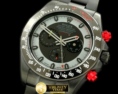롤렉스 Brevet Plus Daytona PVD/PVD White/Black Asian 2813 -ROLDYT0121E