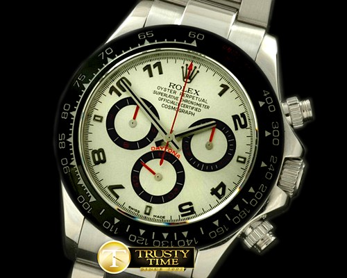 롤렉스 Daytona 116519 SS/CER/SS White Num A7750 Sec@6 -ROLDYT0124A