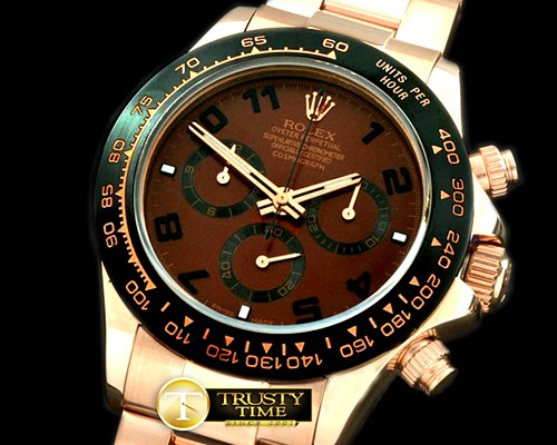 롤렉스 2013 RG/RG Brown Num A7750 Sec@6 -ROLDYT0132F