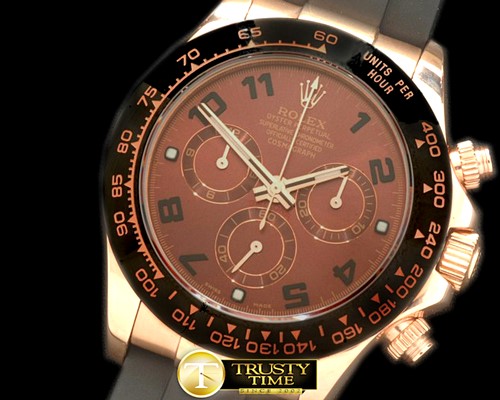 롤렉스 2011 RG/RU Brown Num A7750 Sec@6 -ROLDYT0147D