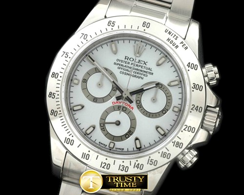 롤렉스 Daytona 116520 SS/SS White Stk -ROLDYT0151A
