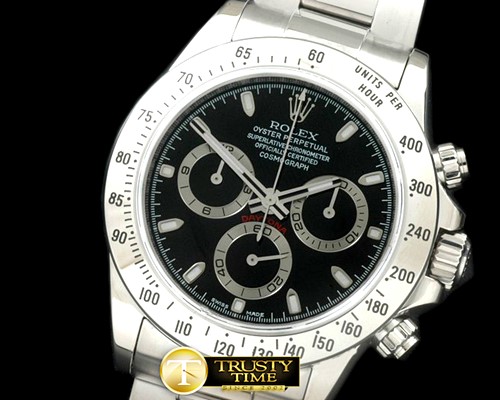 롤렉스 Daytona 116520 SS/SS Black Stk -ROLDYT0151B