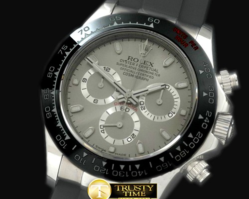 롤렉스 Daytona 116520 SS/CER/RU Grey A7750 Sec@6 -ROLDYT0153C