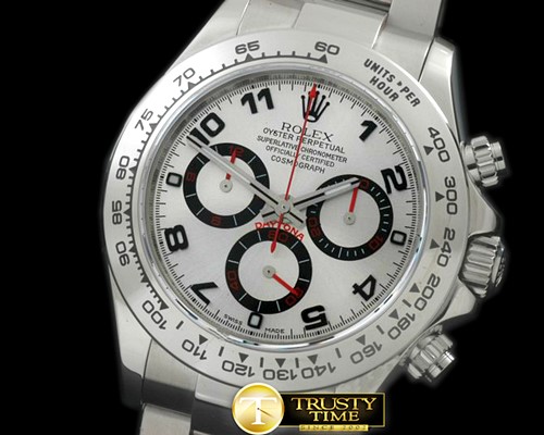 롤렉스 Daytona 116506 Noob SS/SS White Num A7750 Sec@6 -ROLDYT0155B