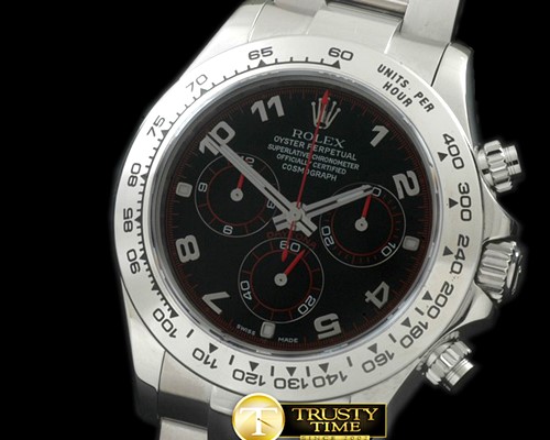 롤렉스 Daytona 116506 Noob SS/SS Black Num A7750 Sec@6 -ROLDYT0155C