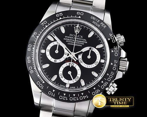 롤렉스 Daytona SS/SS JF Black Stk (Gen. thickness) A23J -ROLDYT0160A