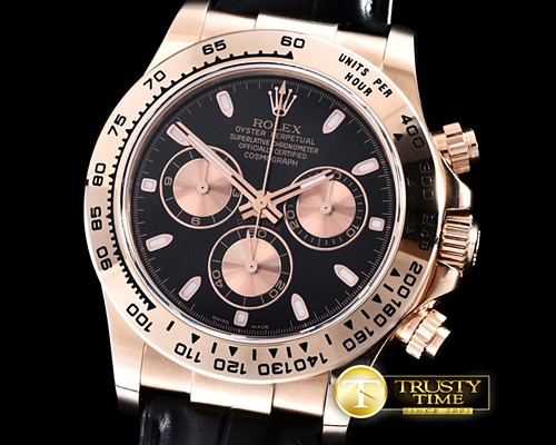 롤렉스 Daytona RG/LE Black Stk BP Ult A7750 Mod 4130 -ROLDYT0180B