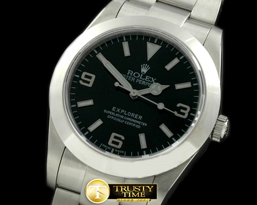 롤렉스 Explorer 1 SS Black Asian Eta 2836/3131 -ROLEXP1010C