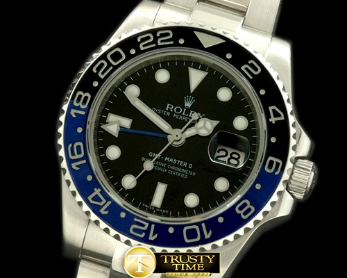 롤렉스 SS/SS 2013 GMT BlueBlack Swiss 2836 -ROLGMT098C