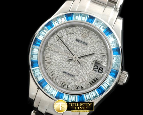 롤렉스 Diam/Ruby Bez SS Diamond/Roman Asian Eta 2824 -ROLMP012C