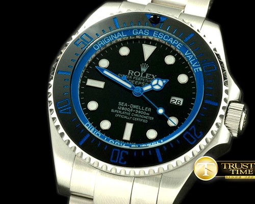 롤렉스 Deepsea Watch What If Edition SS Blk/Blue A2813 -ROLSD037C