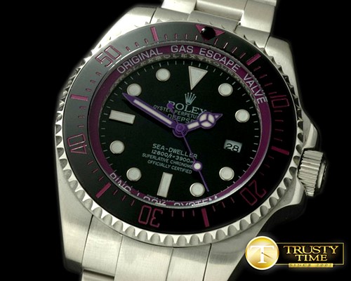 롤렉스 Deepsea Watch What If Edition SS Blk/Pur A2813 -ROLSD037F