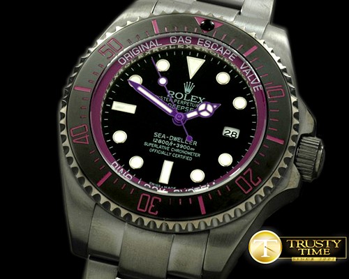 롤렉스 Deepsea Watch What If Edition PVD Blk/Pur A2813 -ROLSD038D
