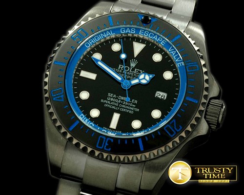롤렉스 Deepsea Watch What If Edition PVD Blk/Blue A2813 -ROLSD038G
