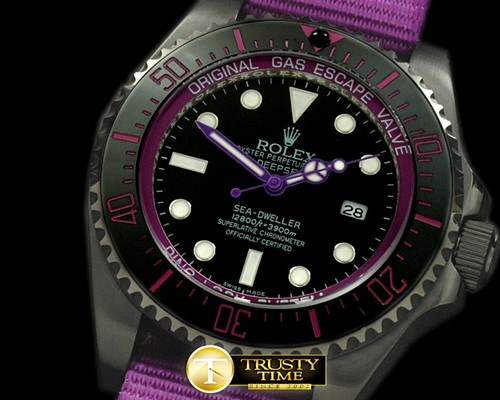 롤렉스 Deepsea Watch What If Edition PVD Blk/Pur A2813 -ROLSD041E