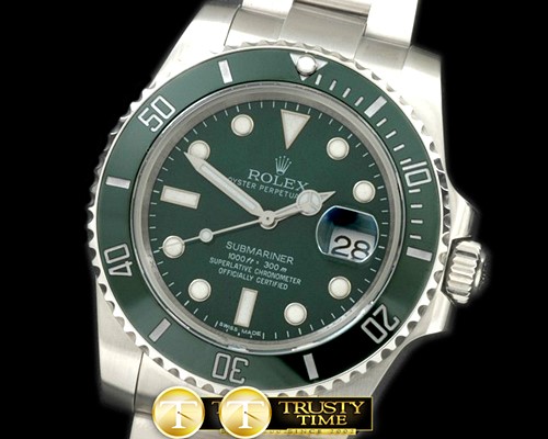 롤렉스 116610LV Green SS Sub A2836 -ROLSUB0141