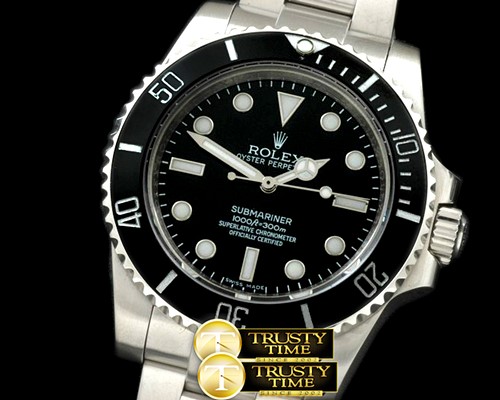 롤렉스 114060 No Date Black SS Sub A2836 -ROLSUB0142