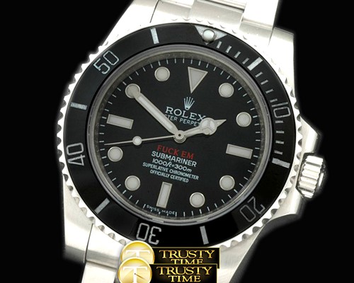 롤렉스 114060 No Date Black SS Sub A2836 -ROLSUB0143