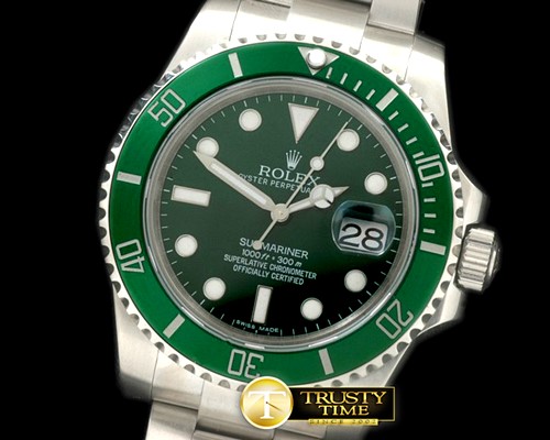 롤렉스 116610 Green SS Sub Jap M9015 -ROLSUB0146