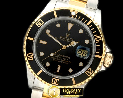롤렉스 16613 Black SS/YG Sub Jap M9015 -ROLSUB0149